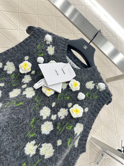 Di 25 3D Crochet Knitted Vest