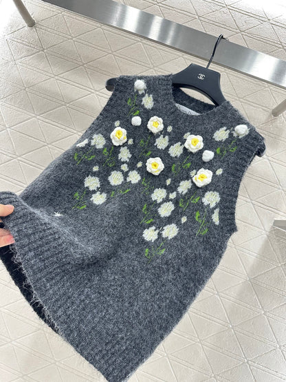 Di 25 3D Crochet Knitted Vest