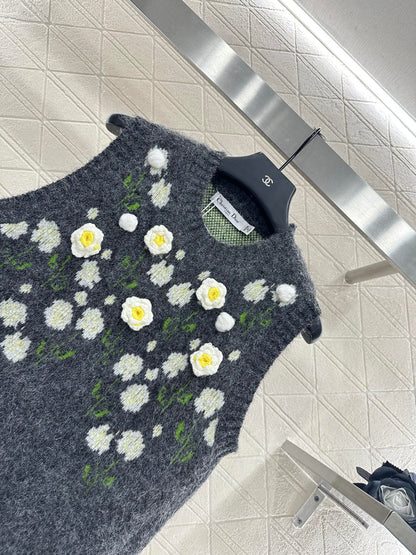 Di 25 3D Crochet Knitted Vest