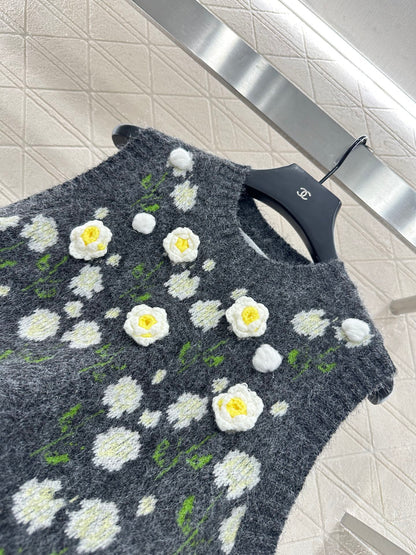 Di 25 3D Crochet Knitted Vest