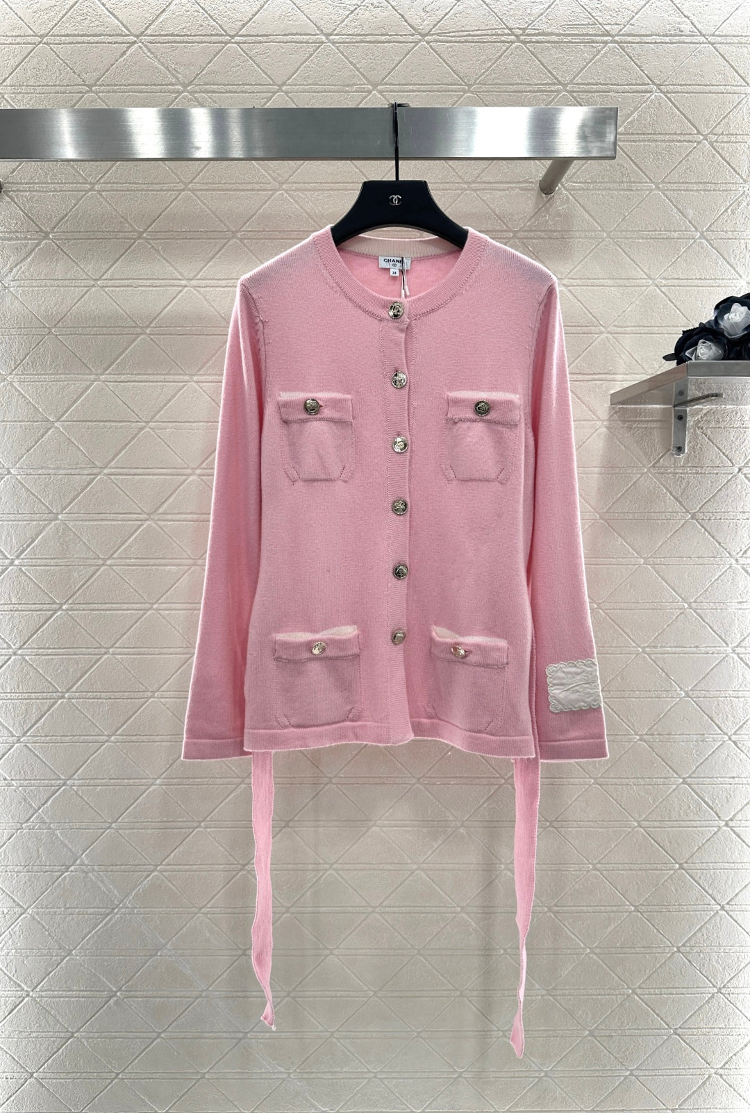 C 25 Hot Belted knitted cardigan