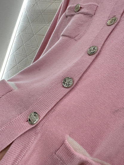 C 25 Hot Belted knitted cardigan