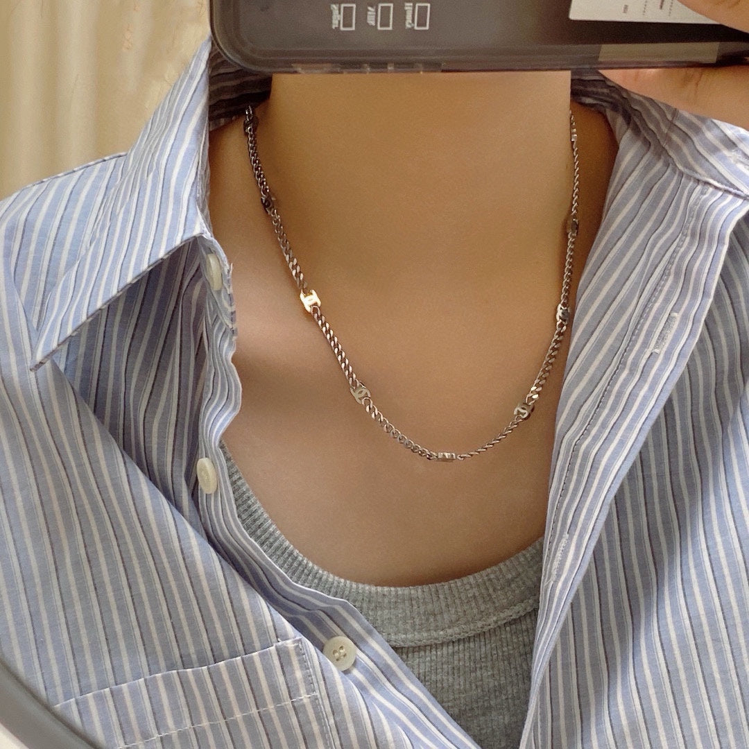 C 25 stainless steel necklace
