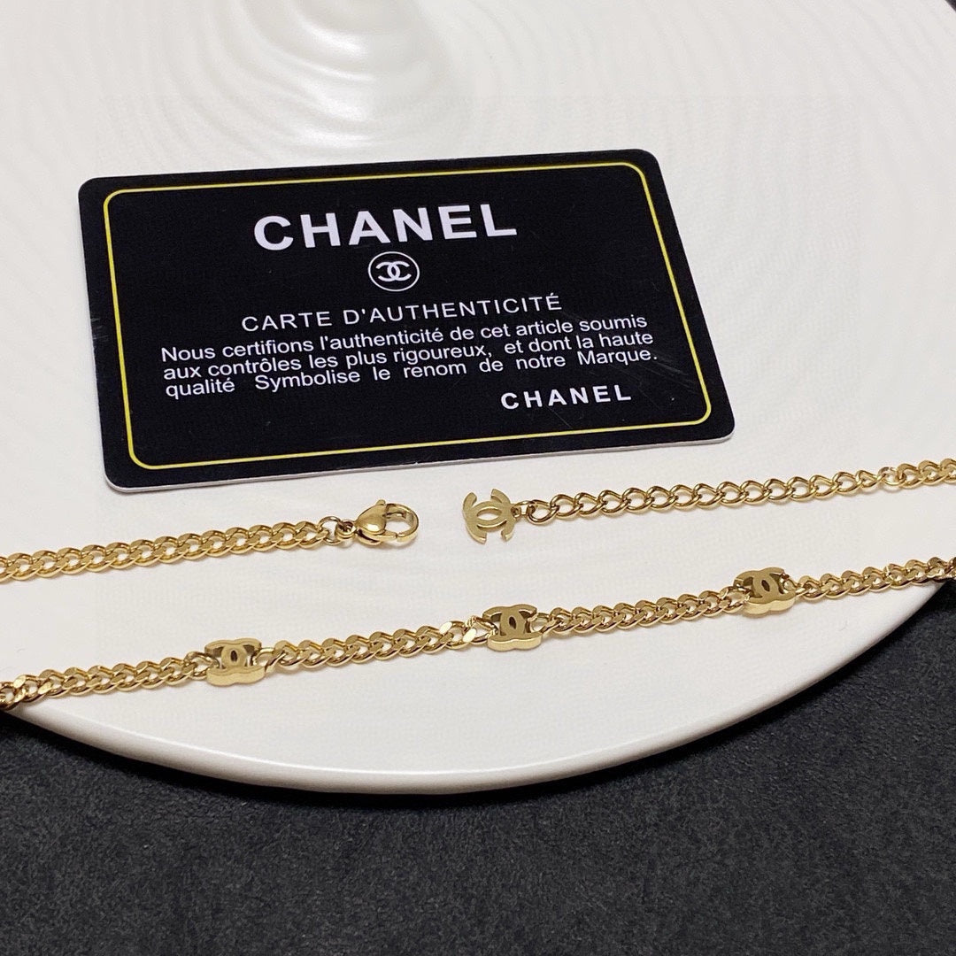 C 25 stainless steel necklace