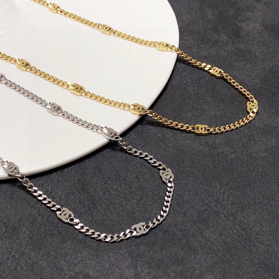 C 25 stainless steel necklace
