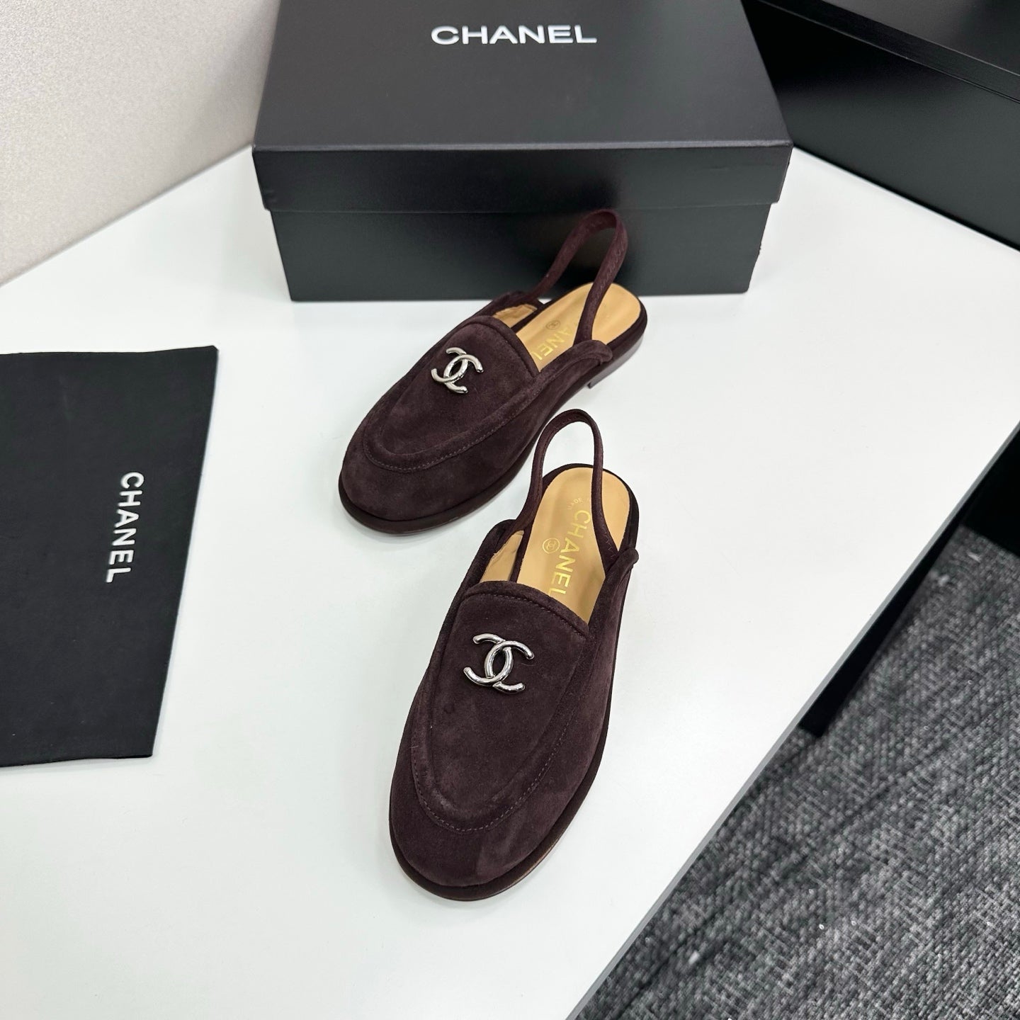 C 25 Casual suede slippers（KHAKI/BLACK/BROWN/BEIGI）