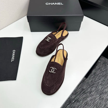 C 25 Casual suede slippers（KHAKI/BLACK/BROWN/BEIGI）