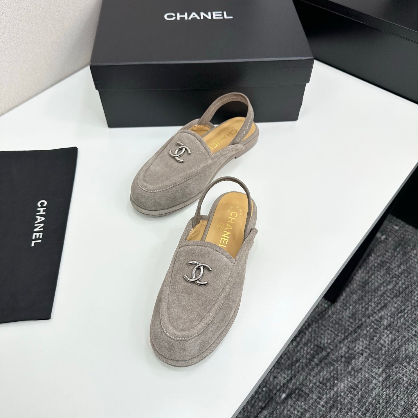 C 25 Casual suede slippers（KHAKI/BLACK/BROWN/BEIGI）