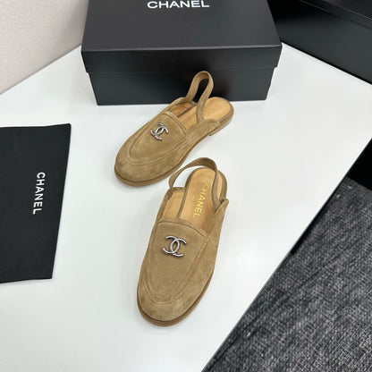 C 25 Casual suede slippers（KHAKI/BLACK/BROWN/BEIGI）