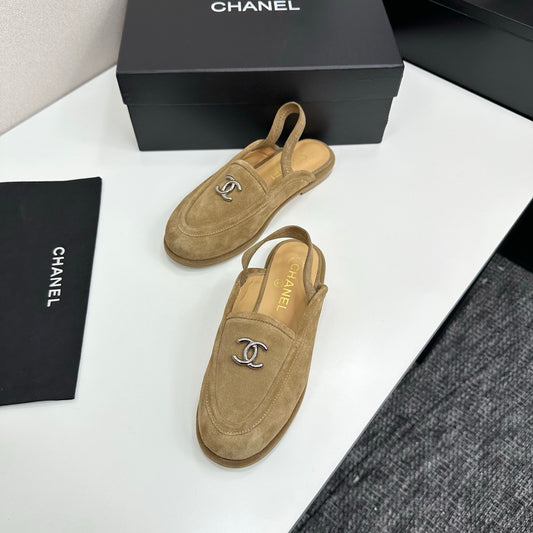 C 25 Casual suede slippers（KHAKI/BLACK/BROWN/BEIGI）
