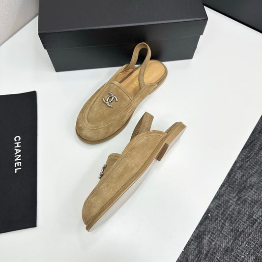 C 25 Casual suede slippers（KHAKI/BLACK/BROWN/BEIGI）