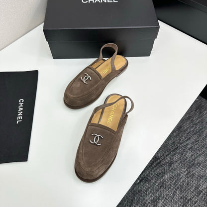 C 25 Casual suede slippers（KHAKI/BLACK/BROWN/BEIGI）