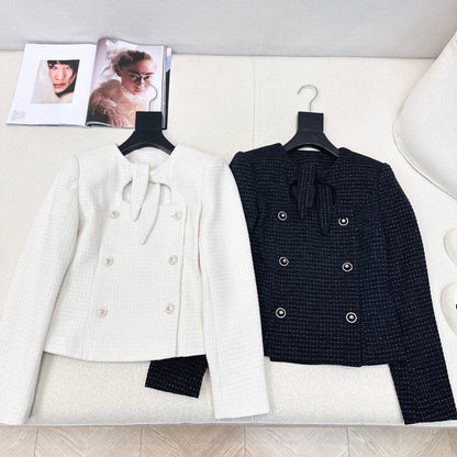 C 25 Braided jacket with lace-up details