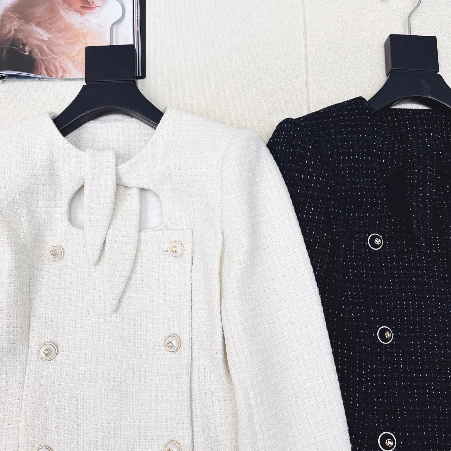 C 25 Braided jacket with lace-up details