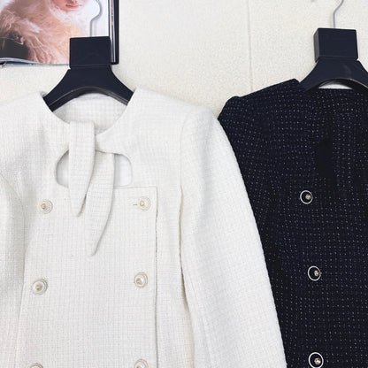 C 25 Braided jacket with lace-up details