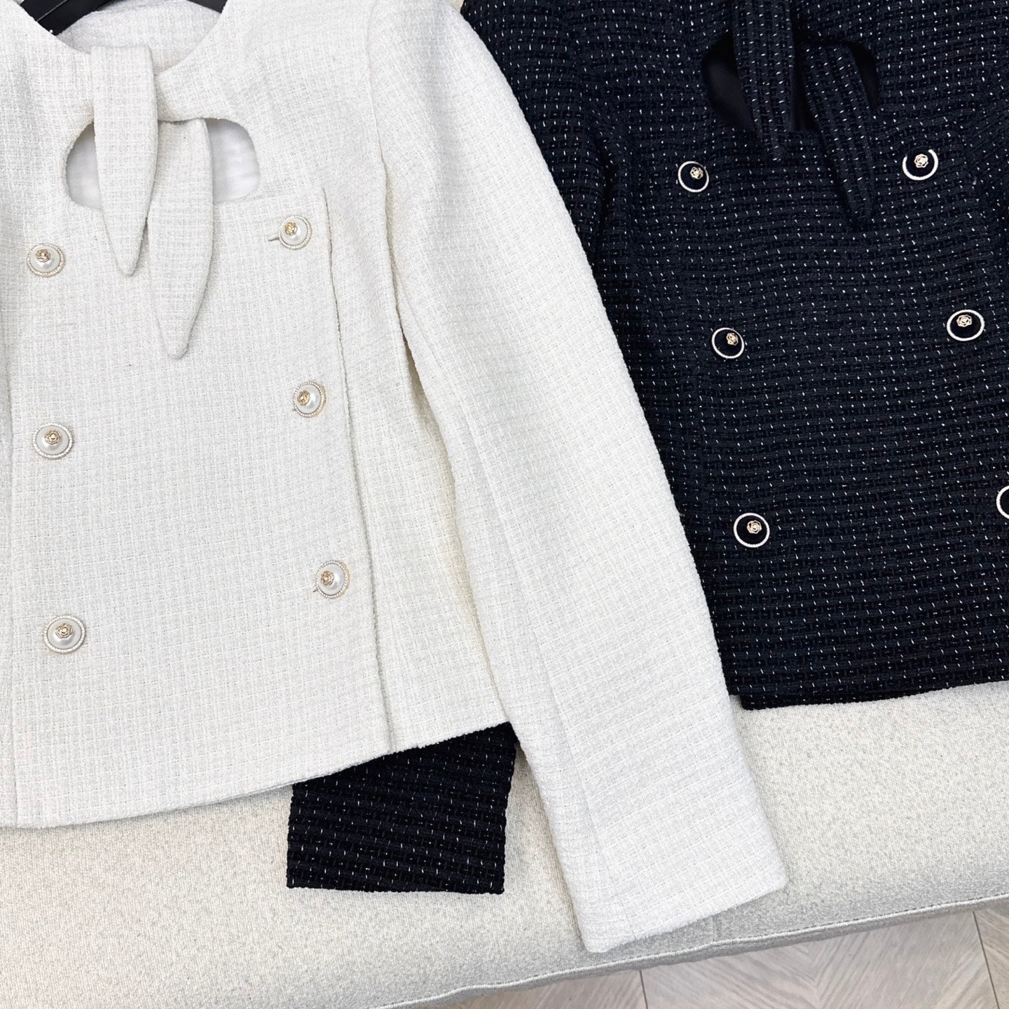 C 25 Braided jacket with lace-up details