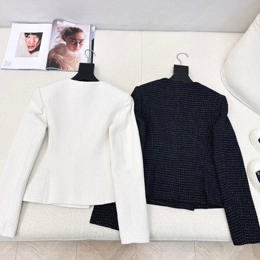 C 25 Braided jacket with lace-up details