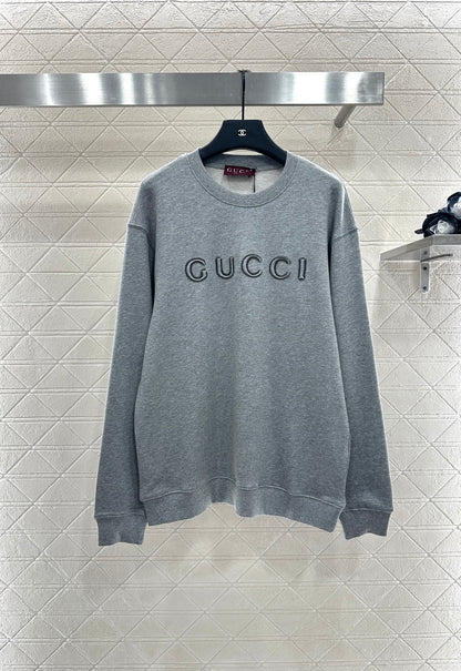 G 25 round neck lettering sweatshirt