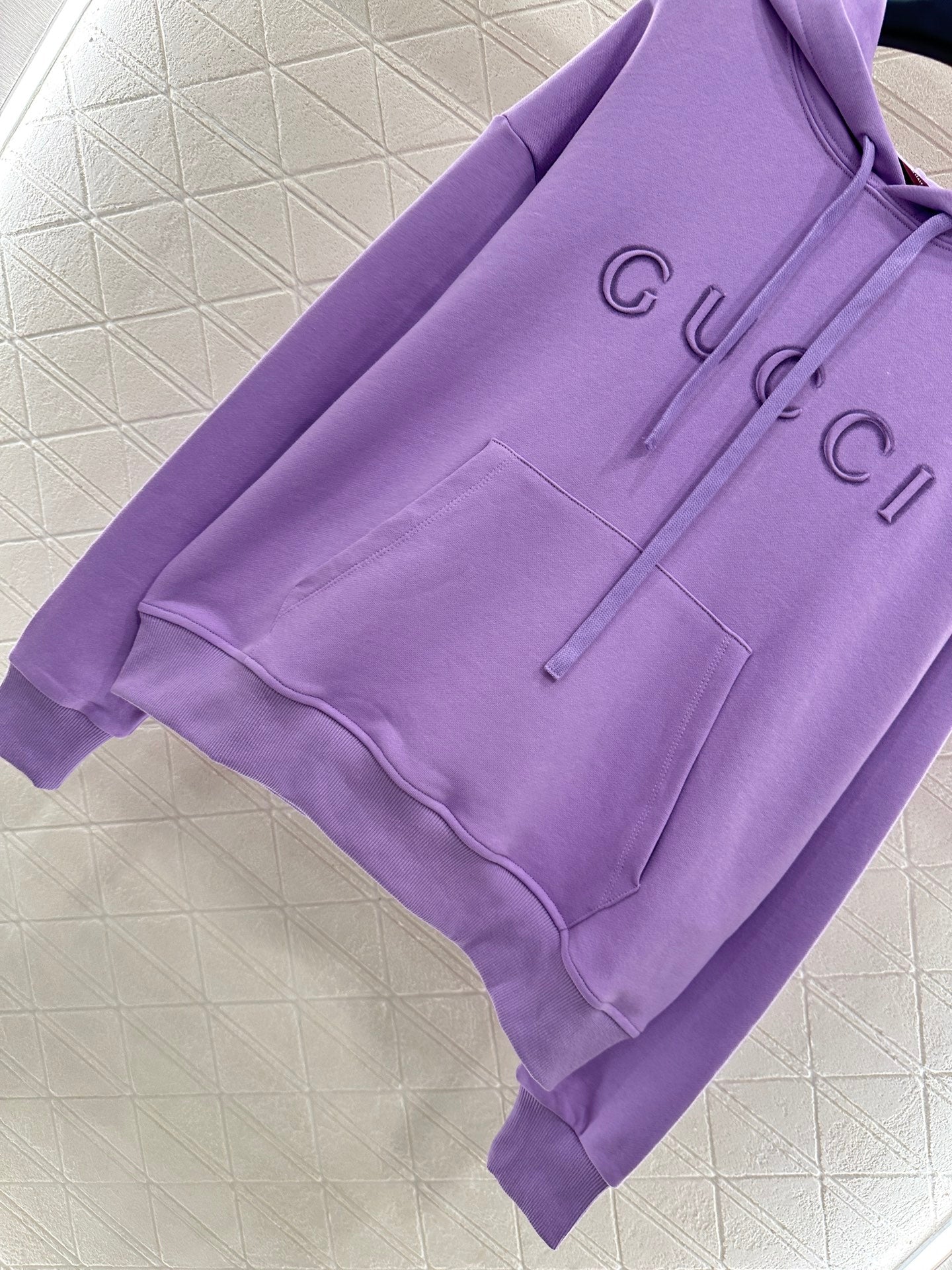 G 25 Hooded letter sweatshirt