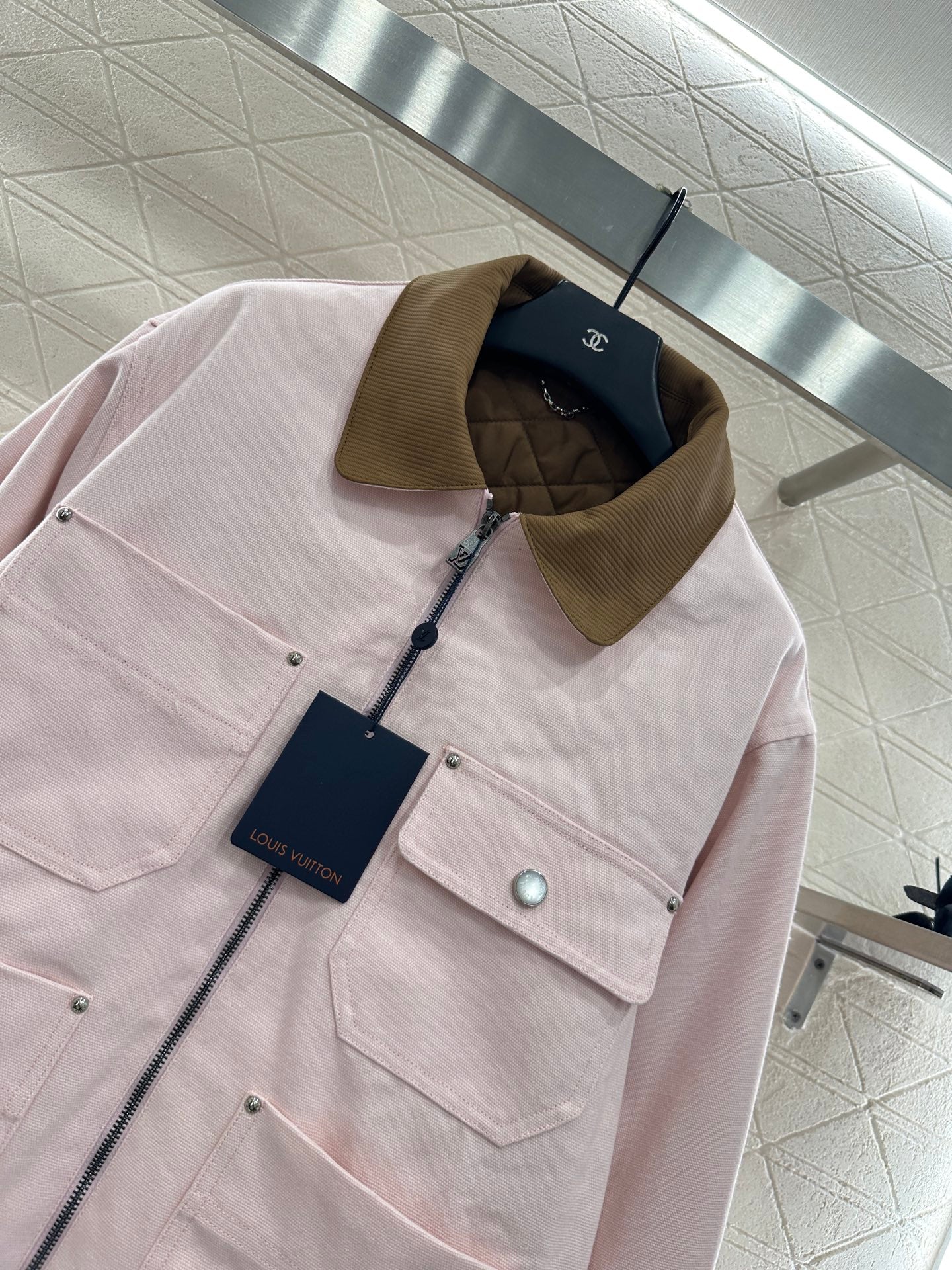 L 25 padded denim jacket
