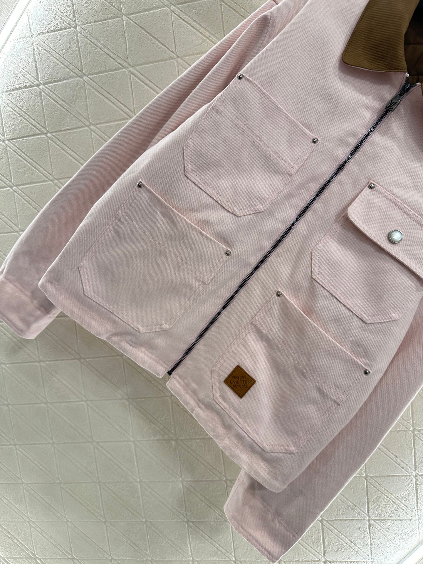 L 25 padded denim jacket