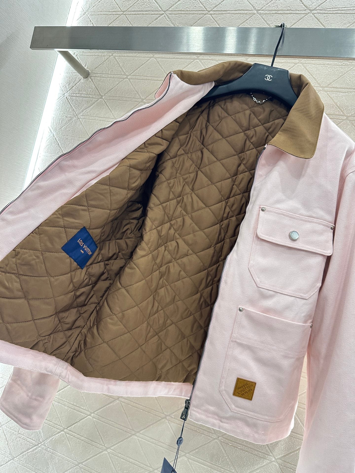 L 25 padded denim jacket