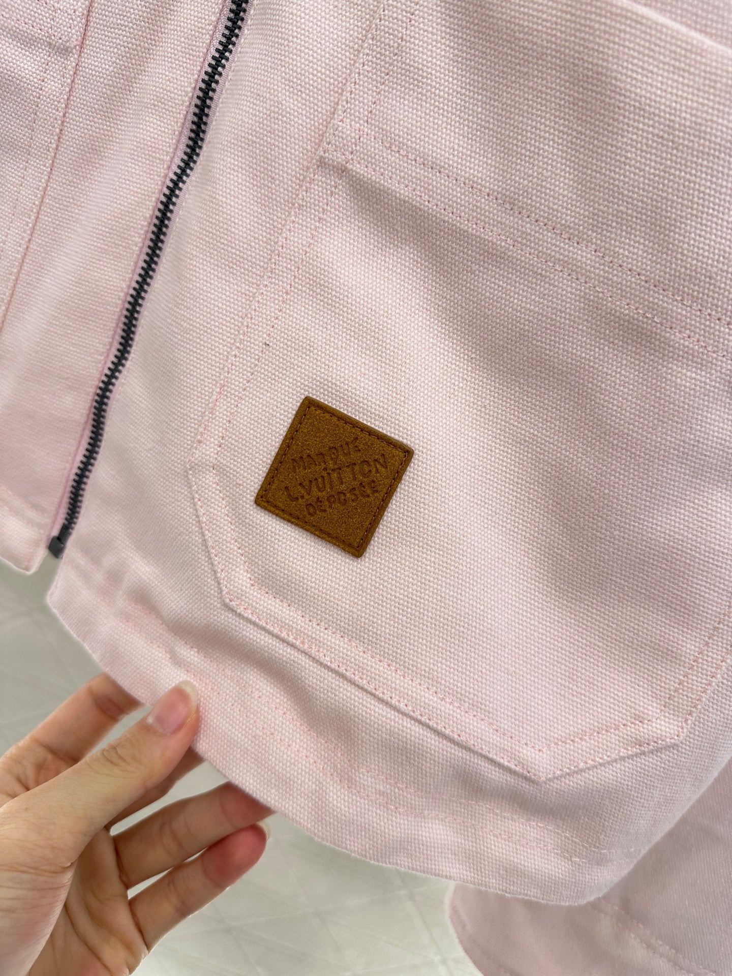 L 25 padded denim jacket
