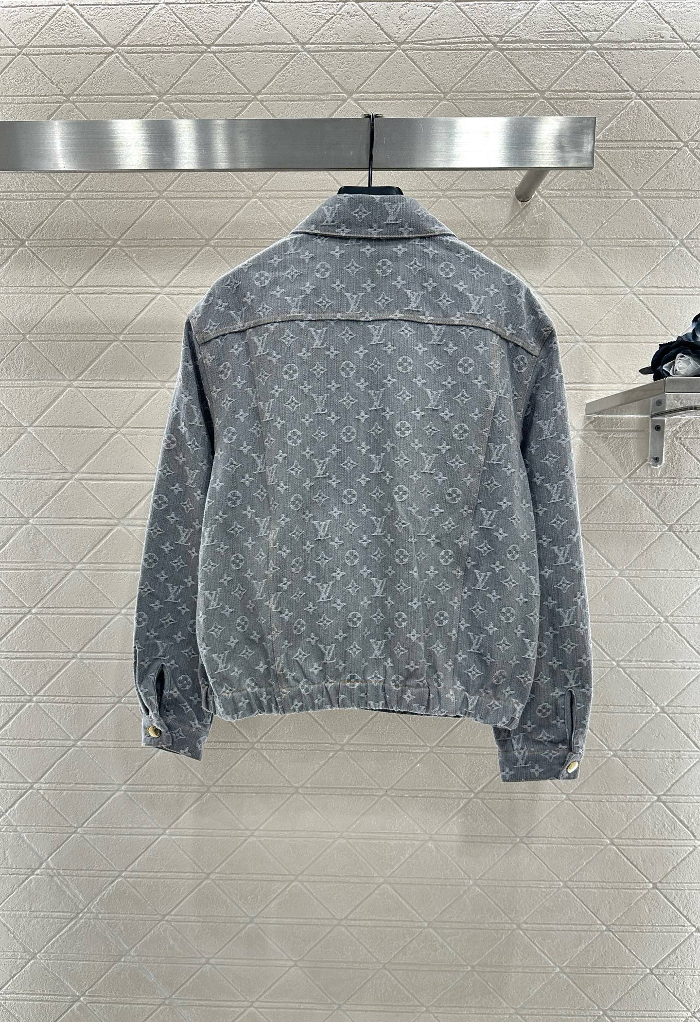 L 25 Denim jacquard jacket and skirt suit