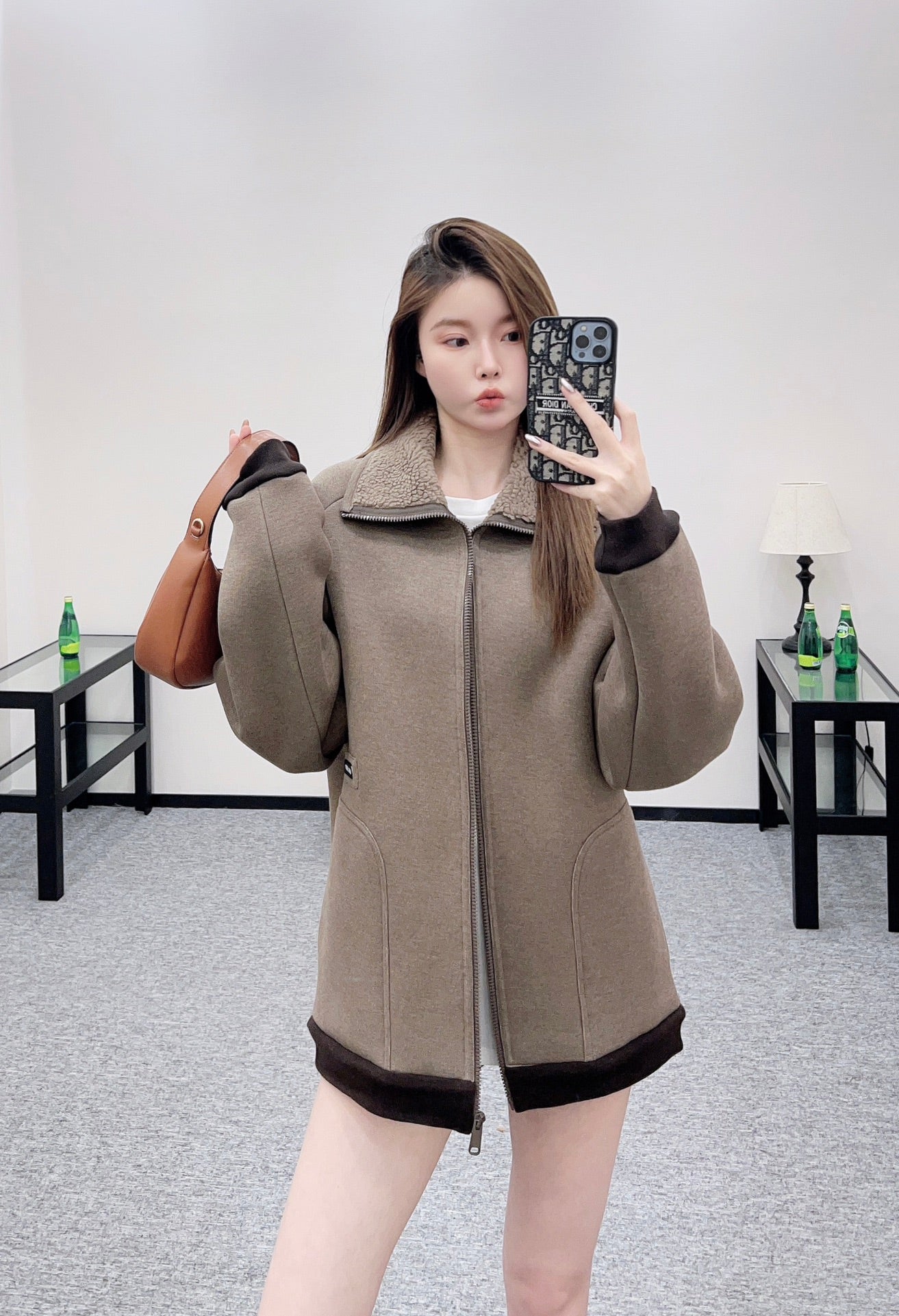 Mi 25 Plush zip-up jacket