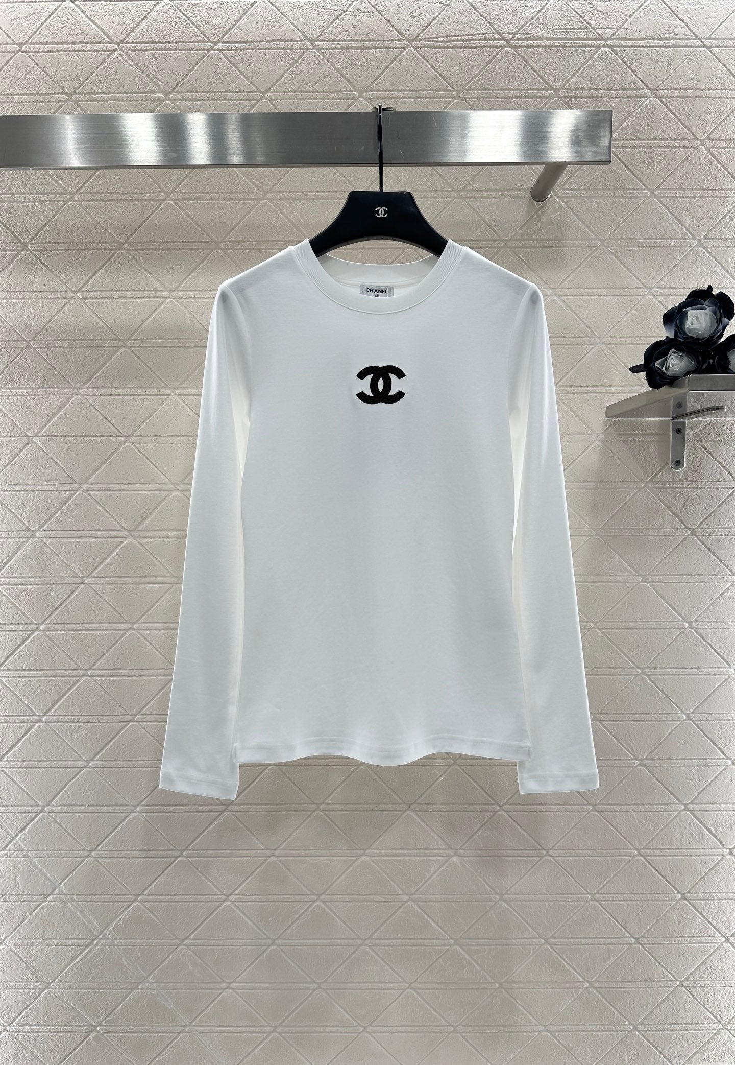 C 25 pure cotton long-sleeved top