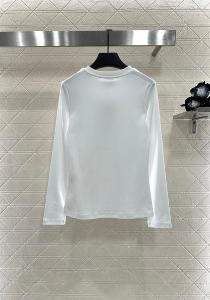 C 25 pure cotton long-sleeved top