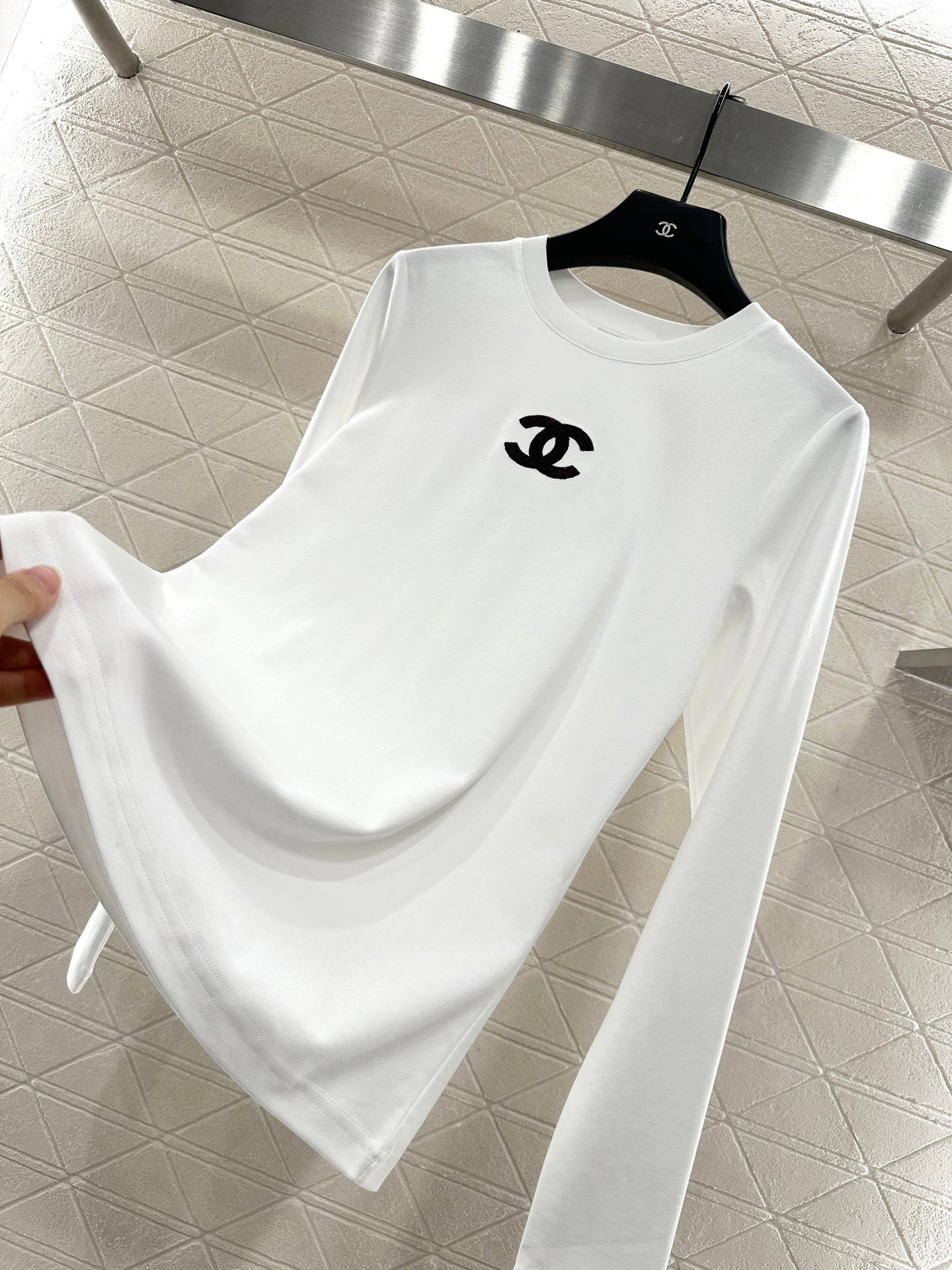 C 25 pure cotton long-sleeved top