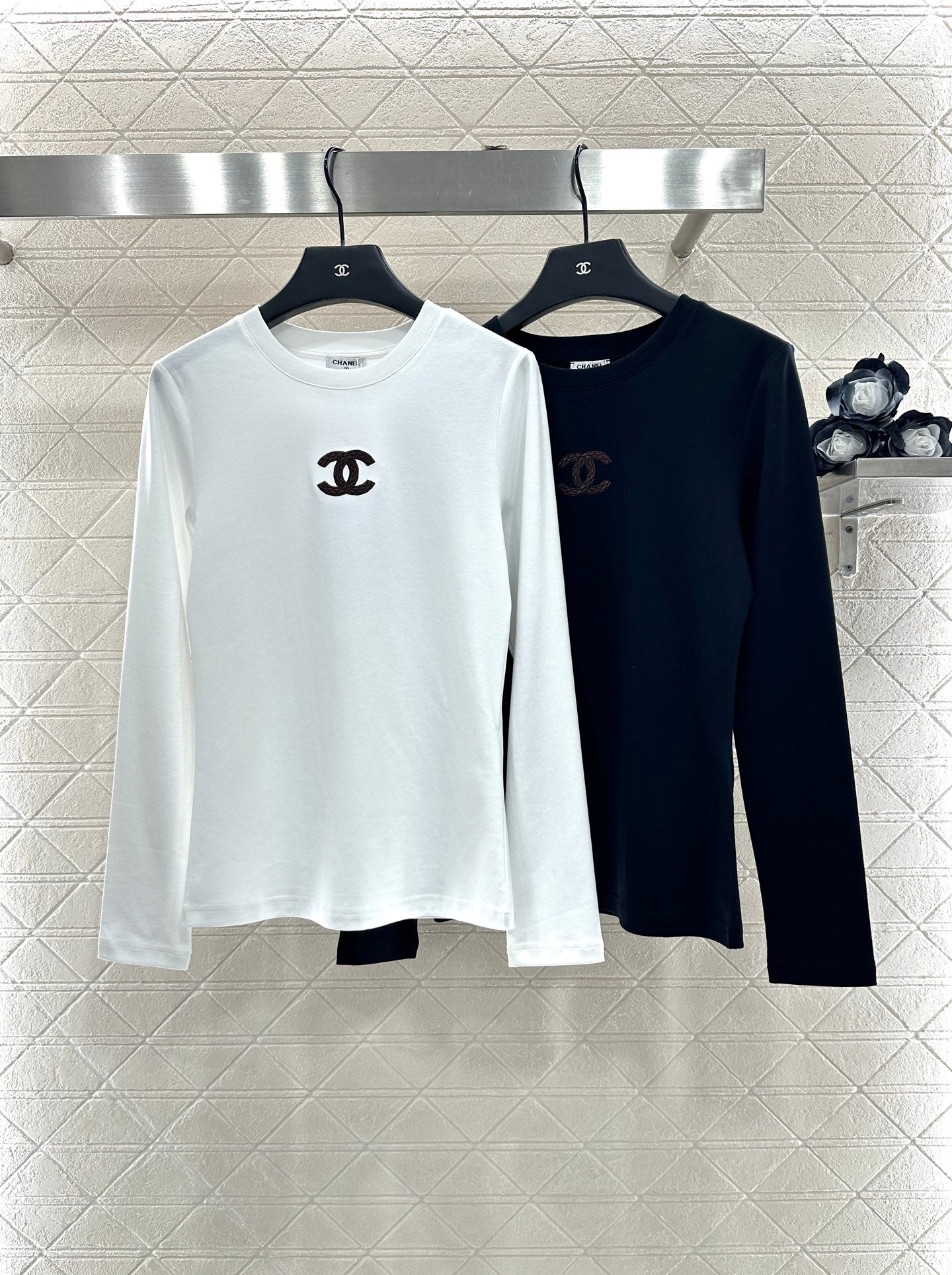 C 25 pure cotton long-sleeved top
