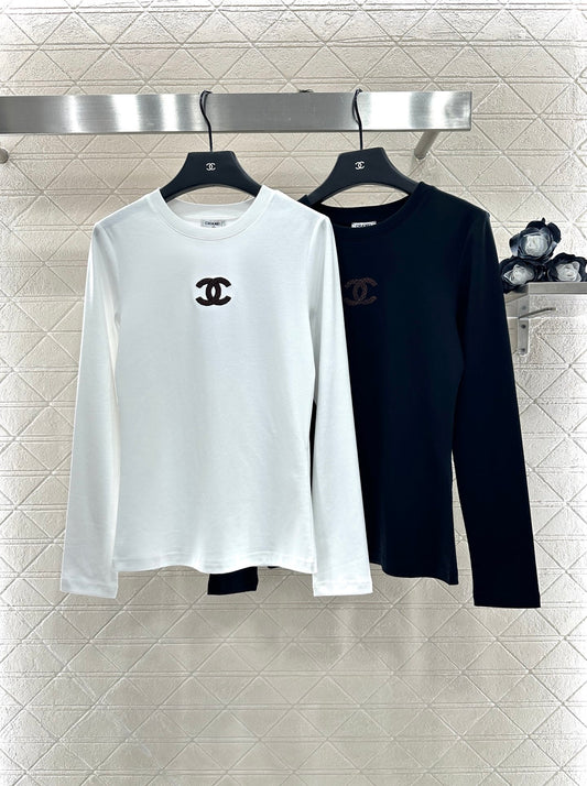 C 25 pure cotton long-sleeved top