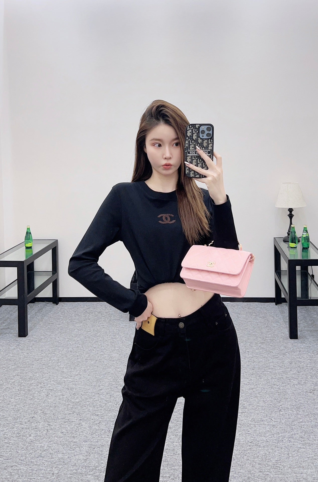 C 25 pure cotton long-sleeved top