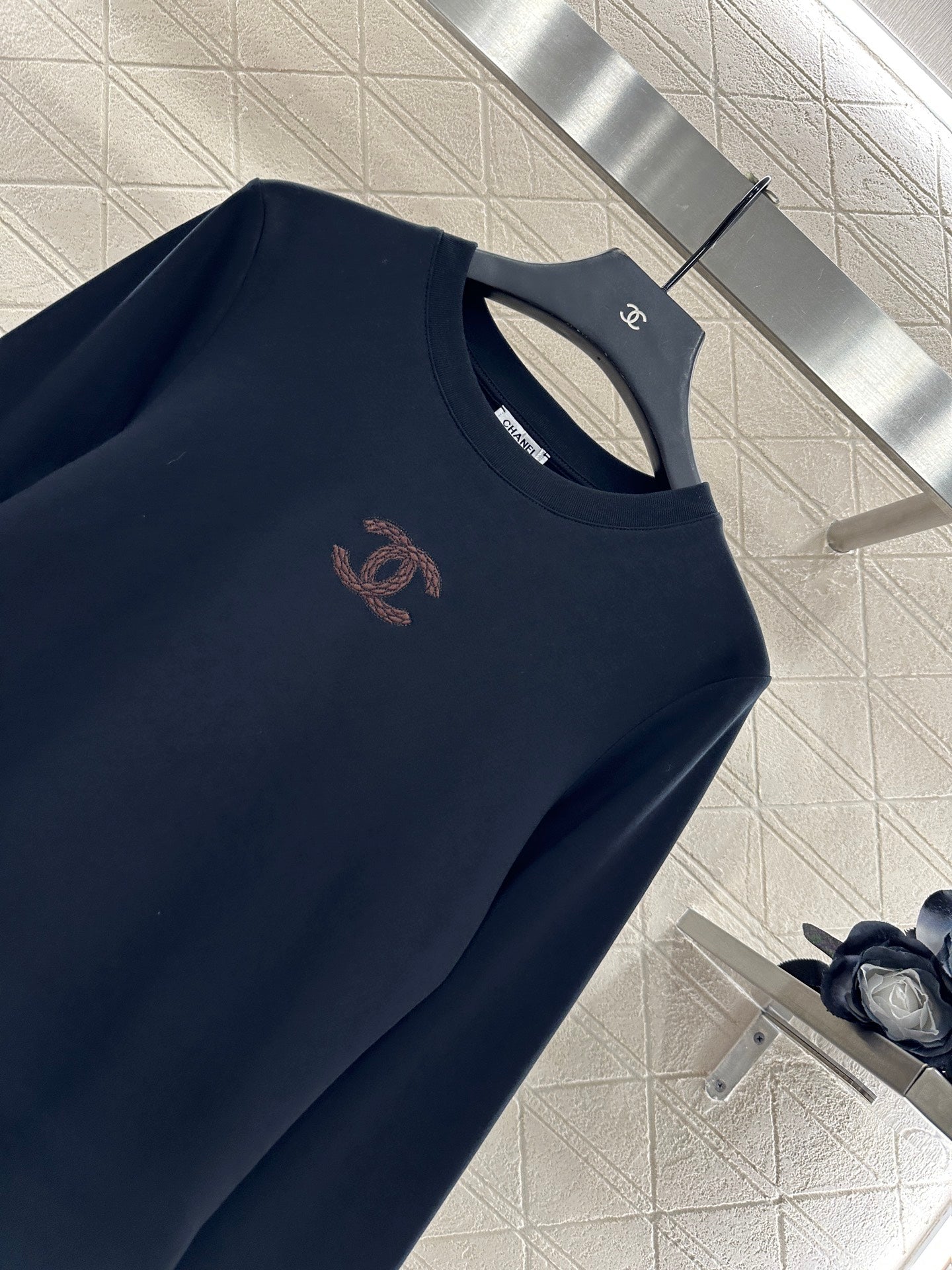 C 25 pure cotton long-sleeved top