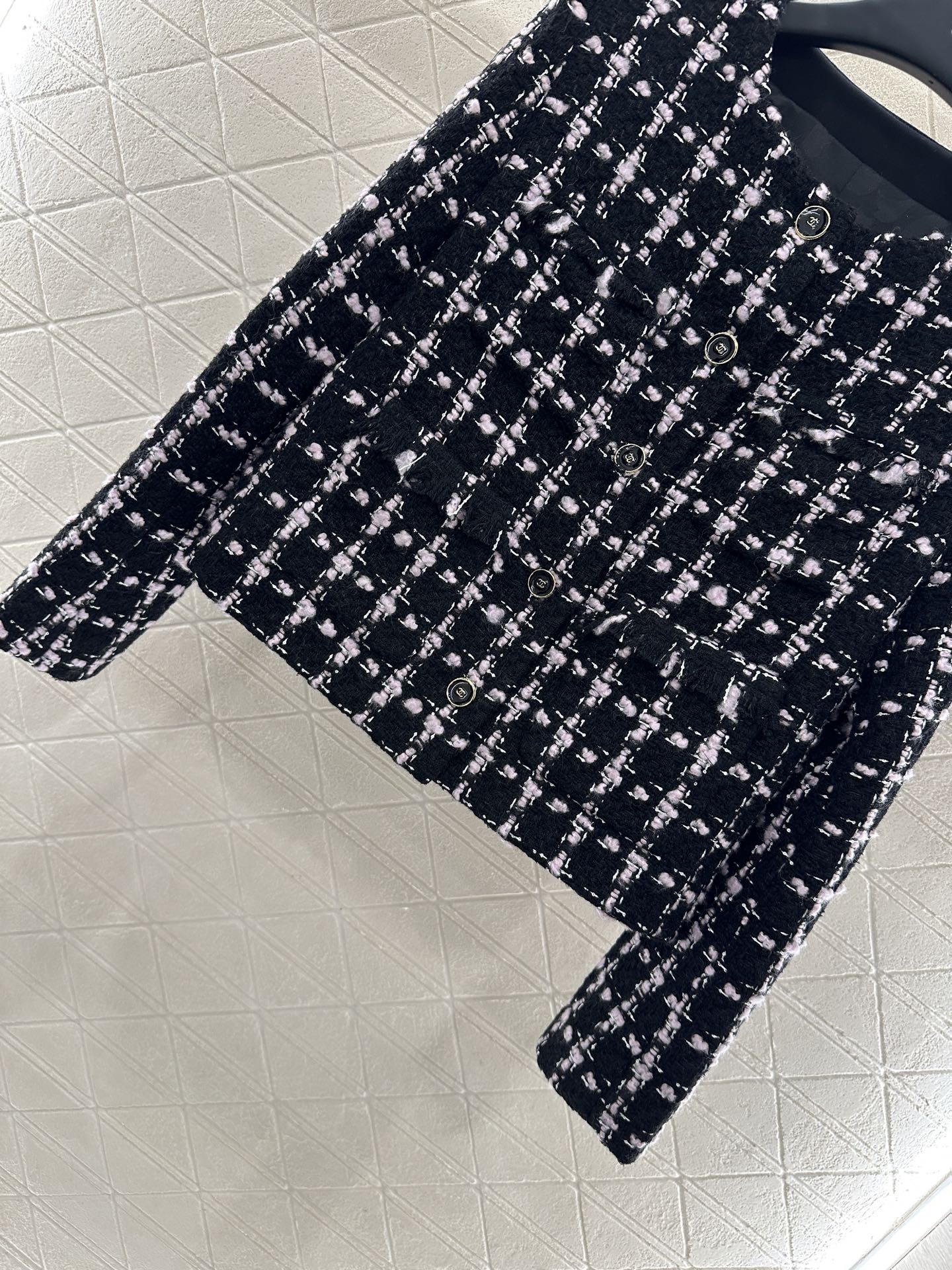 C 25 Fringed Quilted Skirt Set