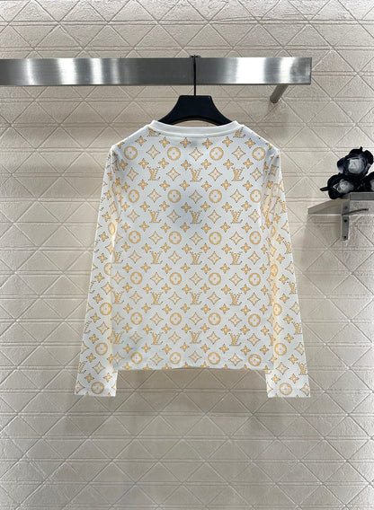 L 25 Cotton printed chain long sleeves