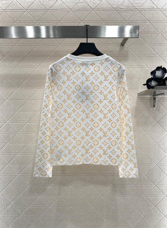 L 25 Cotton printed chain long sleeves