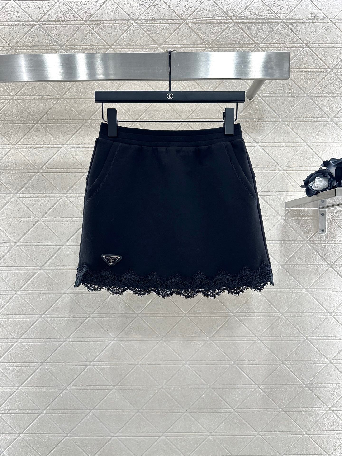 Pr 25 Hooded sweatshirt lace + skirt set