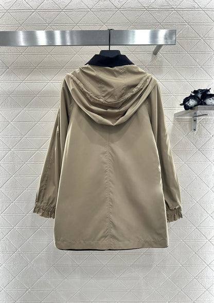 Pr 25 Reversible hooded windbreaker jacket