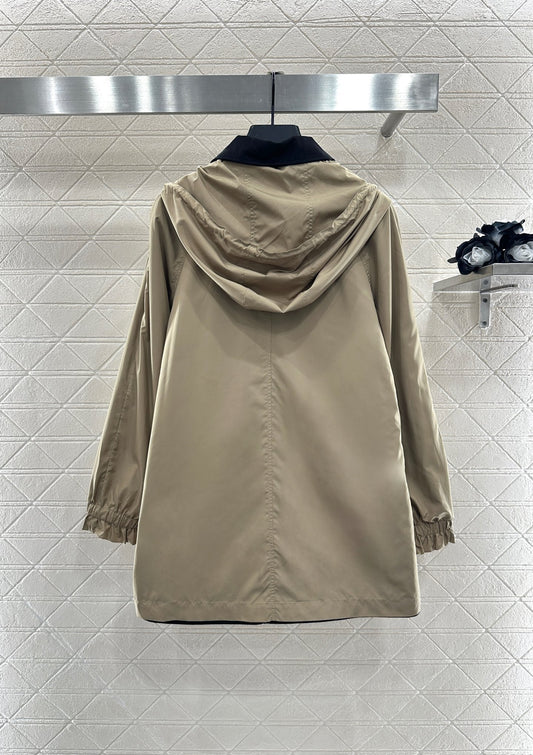 Pr 25 Reversible hooded windbreaker jacket