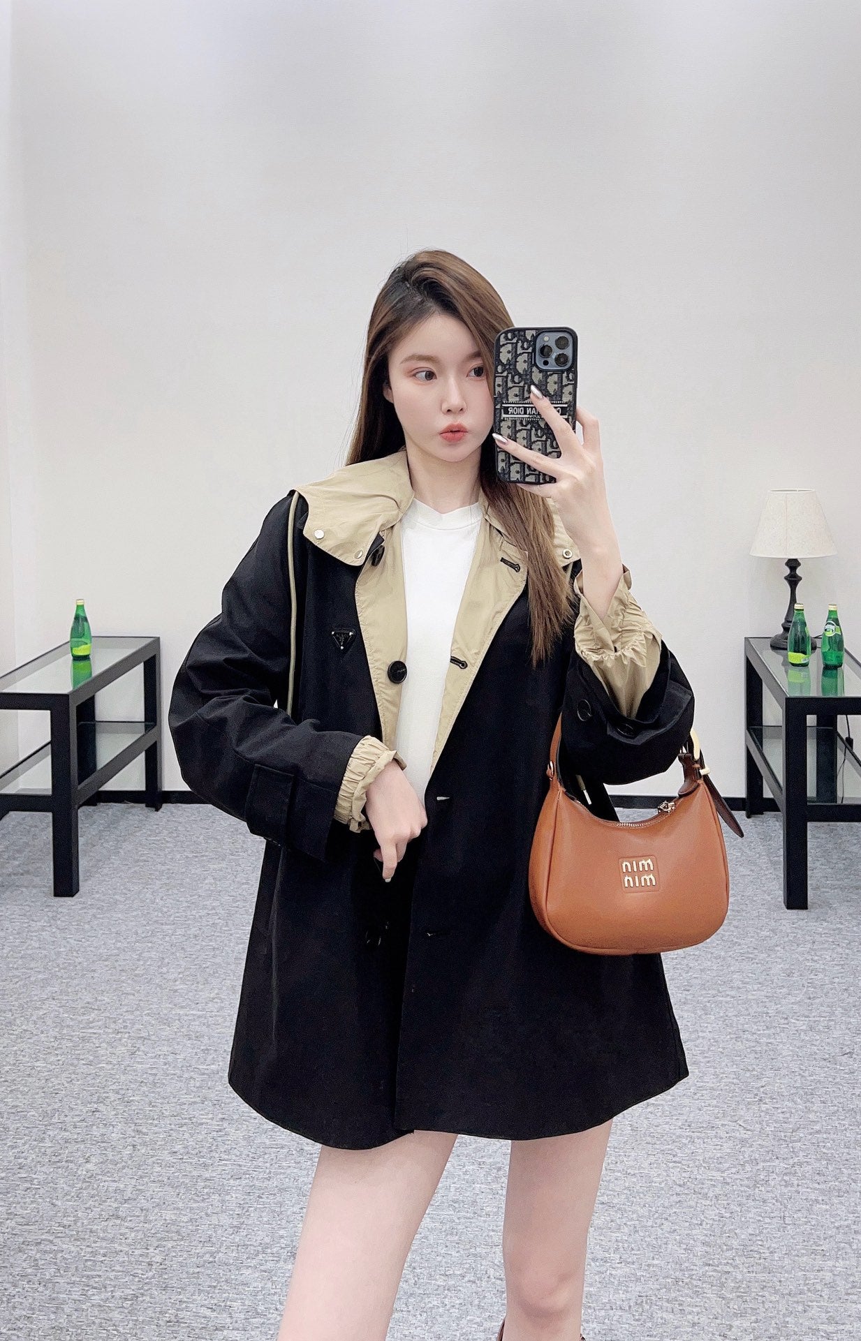 Pr 25 Reversible hooded windbreaker jacket