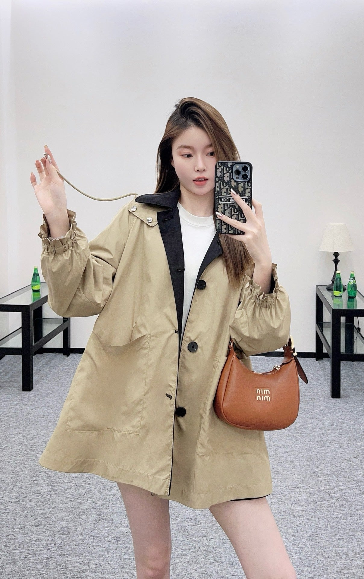 Pr 25 Reversible hooded windbreaker jacket