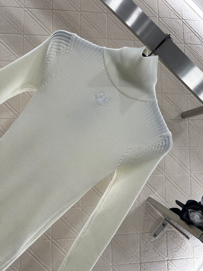 Ce 25 Slim Turtleneck Bottoming Shirt (Beige/Pink/Black)
