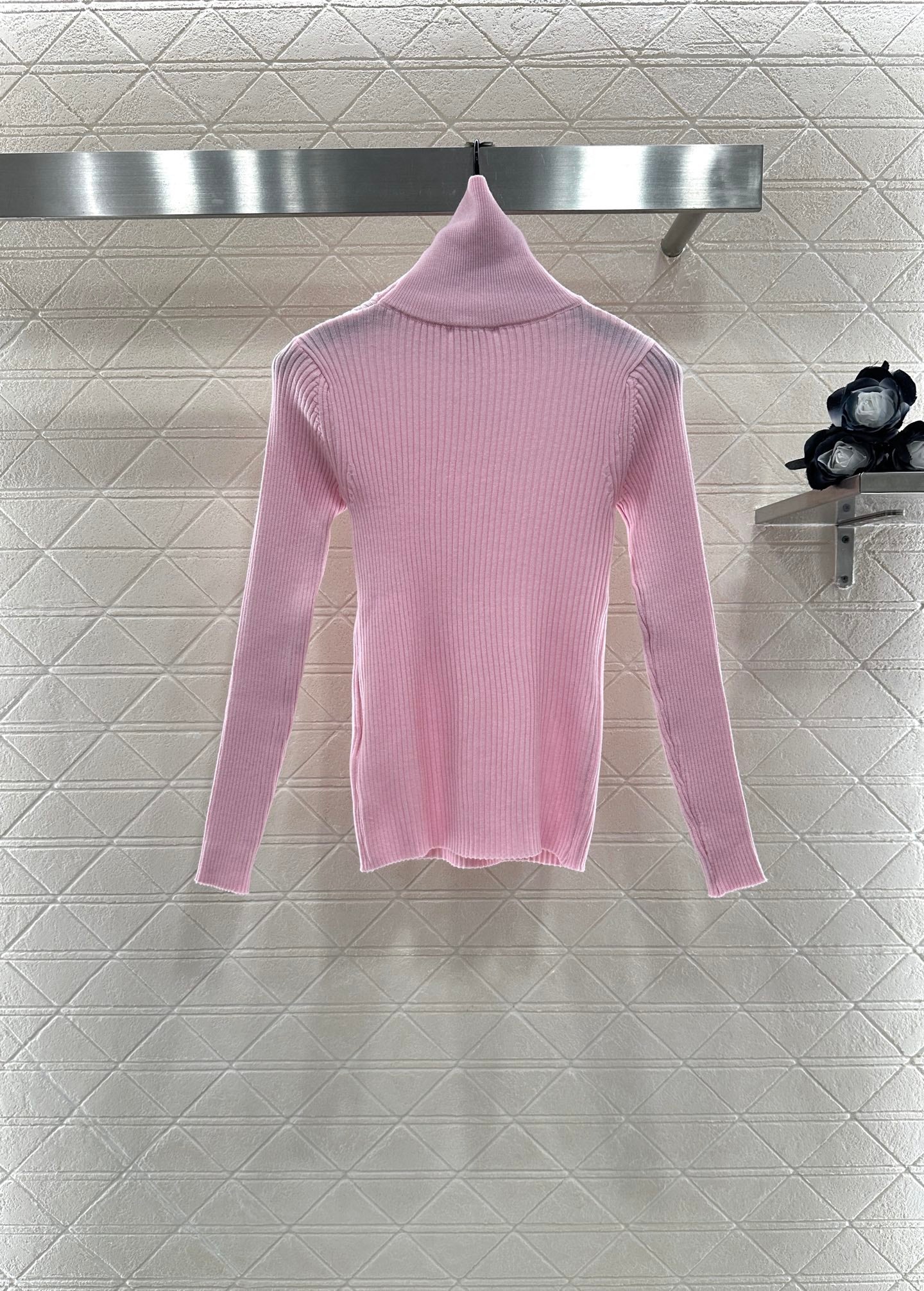 Ce 25 Slim Turtleneck Bottoming Shirt (Beige/Pink/Black)
