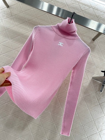 Ce 25 Slim Turtleneck Bottoming Shirt (Beige/Pink/Black)
