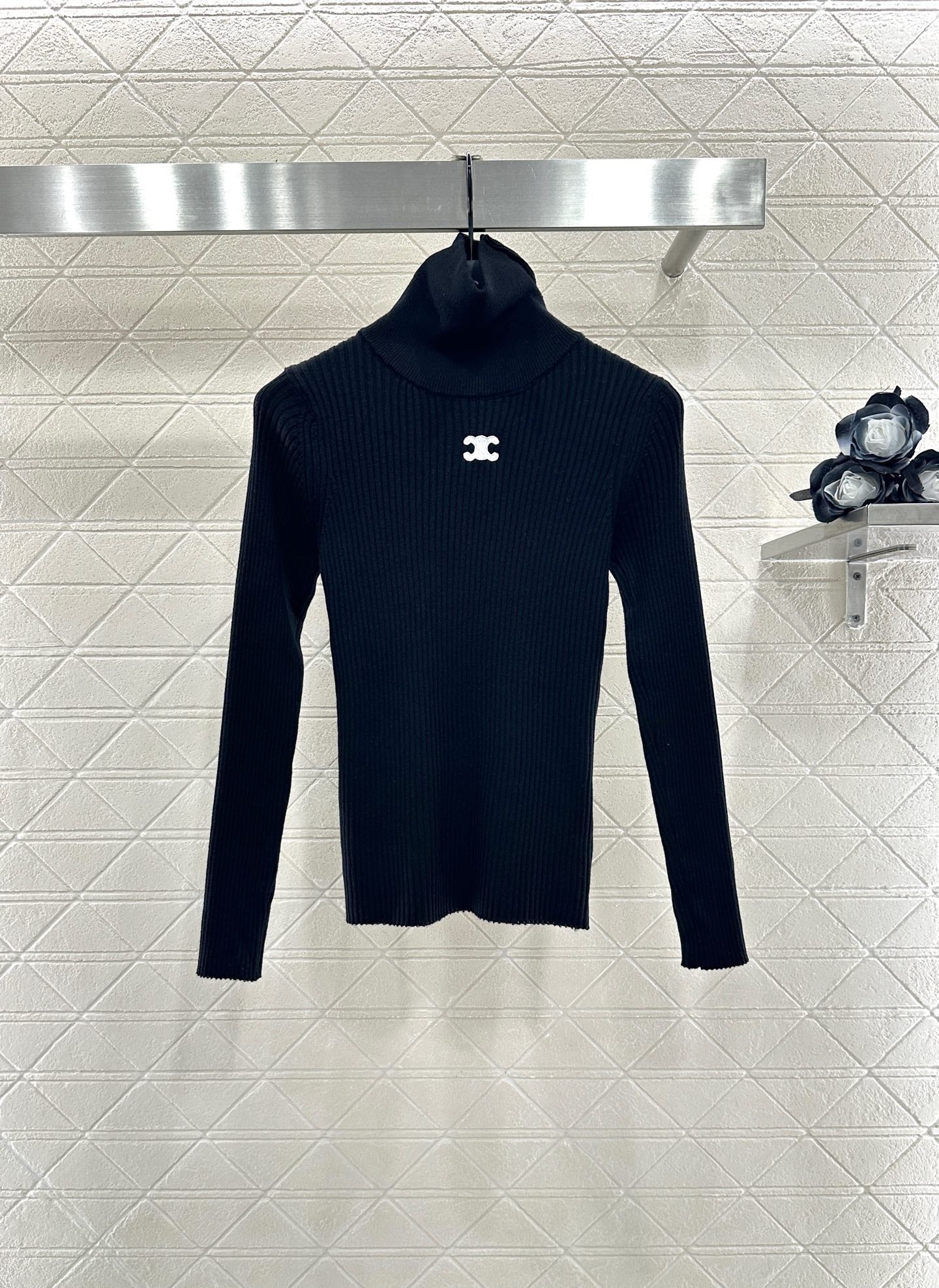 Ce 25 Slim Turtleneck Bottoming Shirt (Beige/Pink/Black)