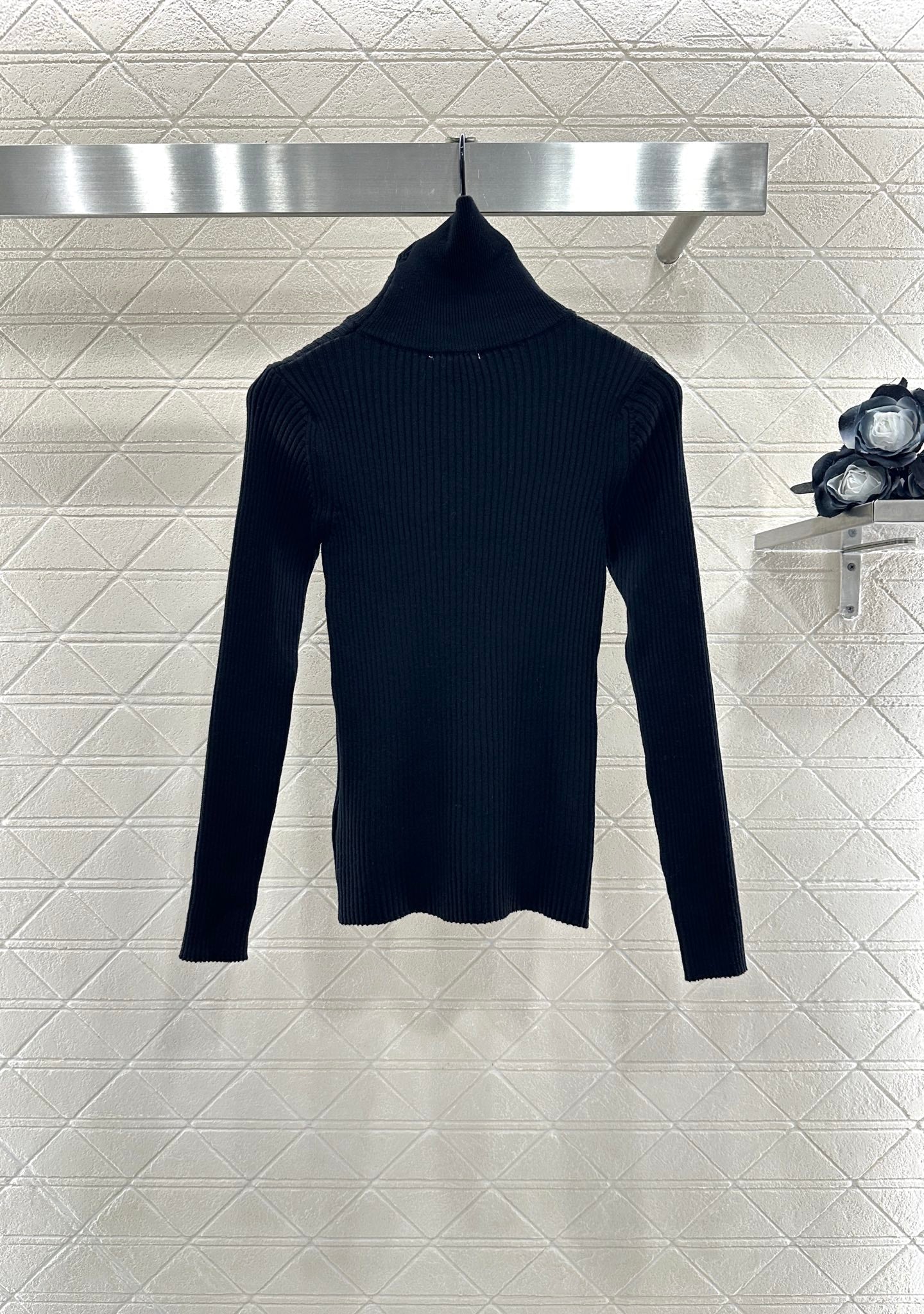Ce 25 Slim Turtleneck Bottoming Shirt (Beige/Pink/Black)