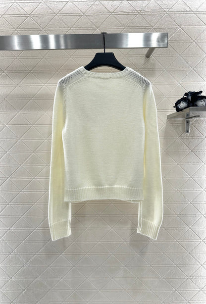 Ce 25 Pin logo wool pullover sweater